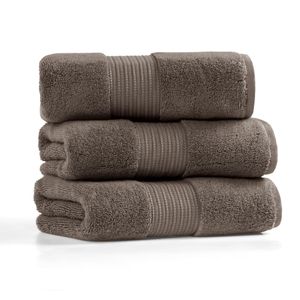 L'essential Maison Chicago Set - Dark Brown Dark Brown Towel Set (3 Pieces)