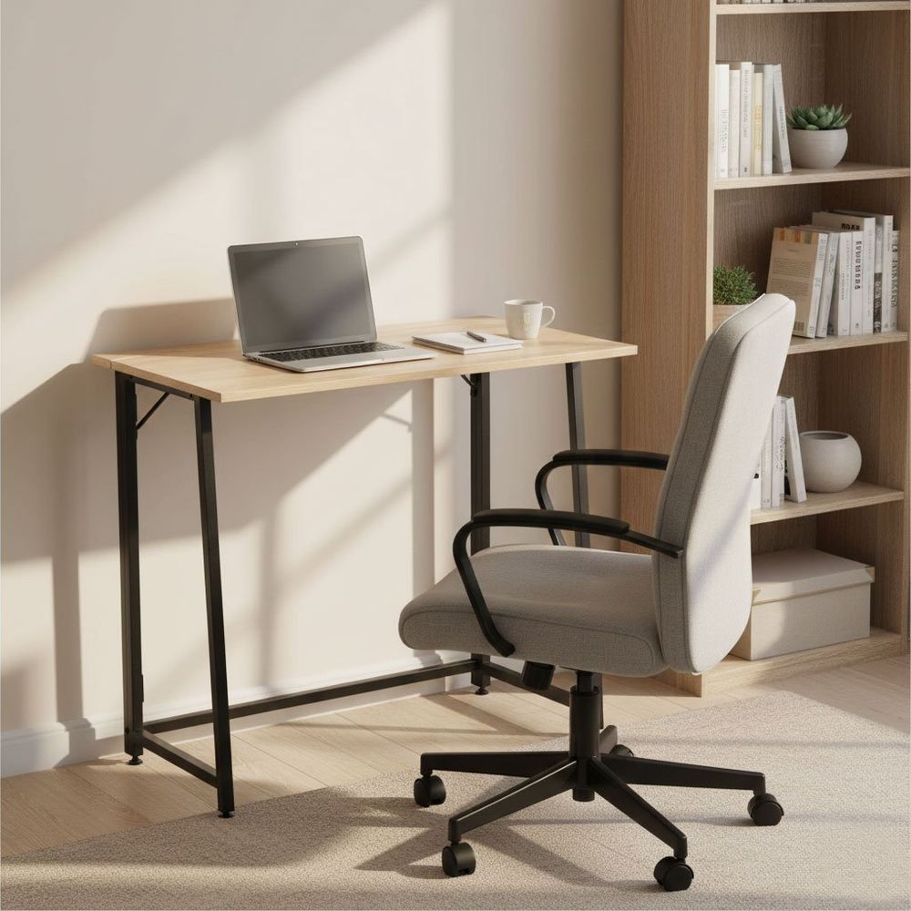ModernHome sklopivi računalni stol 80 × 45 cm za laptop – loft stil slika 2