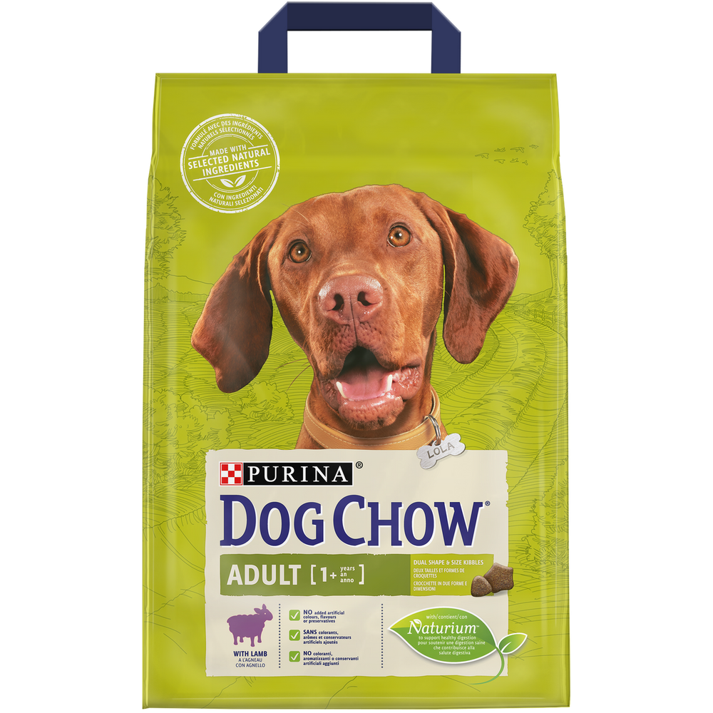DOG CHOW Hrana za odrasle pse, Janjetina, Adult 2,5kg slika 2