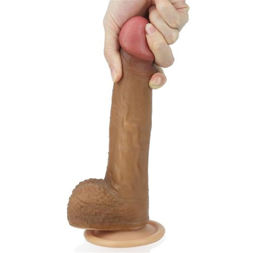 Lovetoy Dual layered silikonski dildo 8,5" slika 5