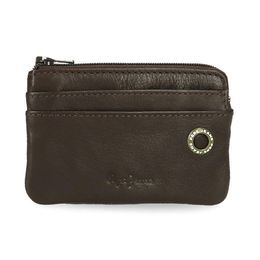 Pepe Jeans kožni novčanik 11 cm Badge 7370132, braon slika 1