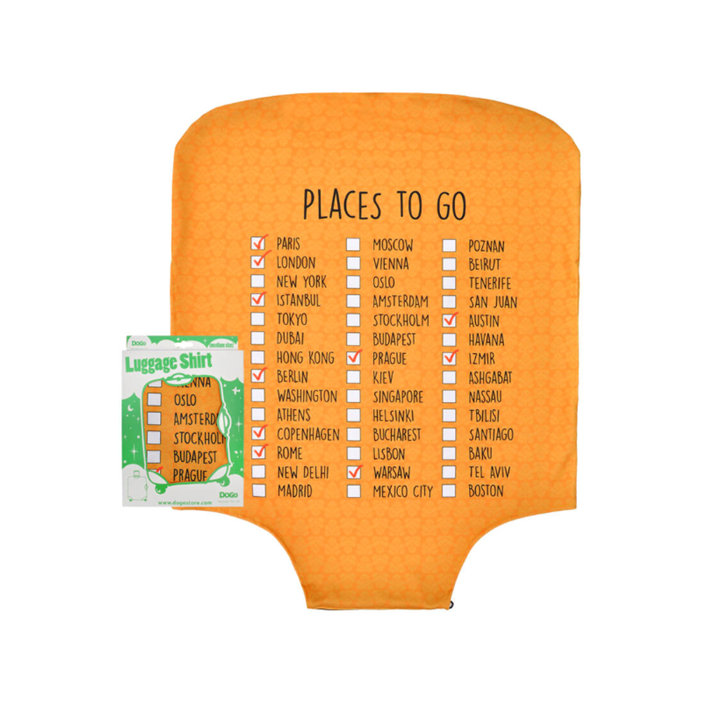 DOGO Navlaka za kofer Places To Go 47x68cm slika 2