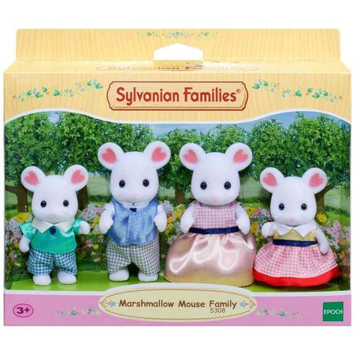 Sylvanian Marshmallow Mouse Family slika 1