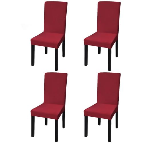 Rastezljive navlake za stolice 4 kom Bordo slika 9
