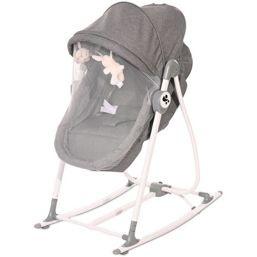 LORELLI CRADLE ALICANTE Kolijevka i Njihalica za Bebe 2u1 Grey (0-6mj/do 9kg) slika 4