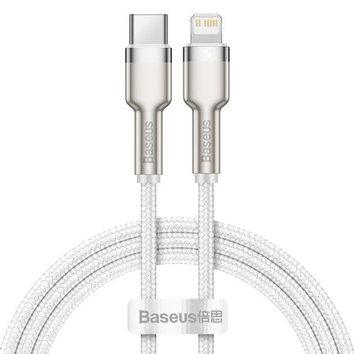 USB-C kabel za Lightning Baseus Cafule PD 20W 1m bijeli slika 1