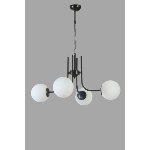 Nevada 4 Lü Siyah Beyaz Camlı Avize Black
White Chandelier slika 3