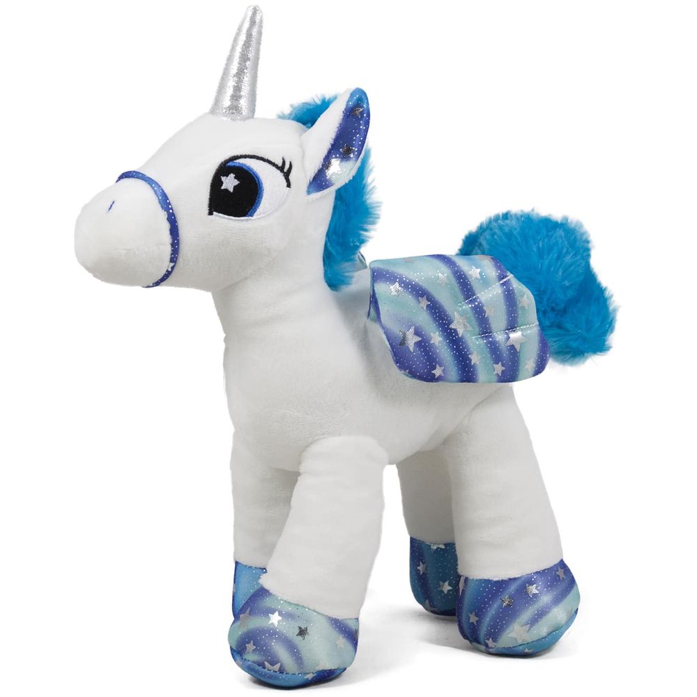 AMEK Plišana igračka Magical Unicorn - Jednorog sa pomičnim krilima 28cm  slika 1