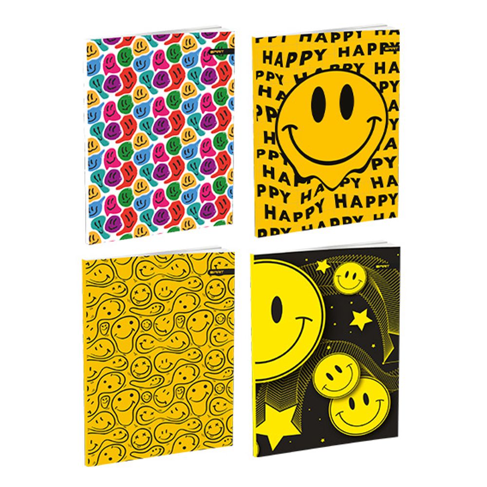 Spirit sveska A5 ''Smiley'' meki povez, kvadratići, 52 lista slika 1