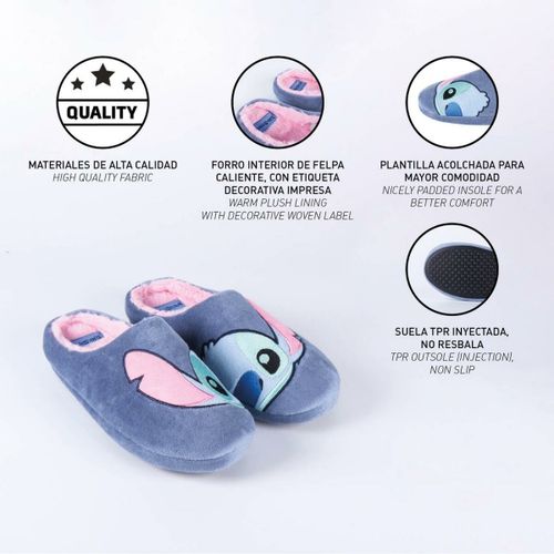 Kućne Papuče Stitch Plava slika 3