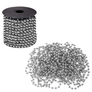 Lančić perle 8 mm 10 metara, srebrne