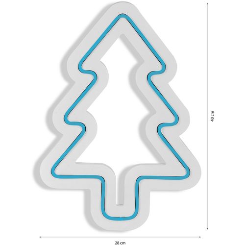 Wallity Ukrasna plastična LED rasvjeta, Christmas Pine - Blue slika 8