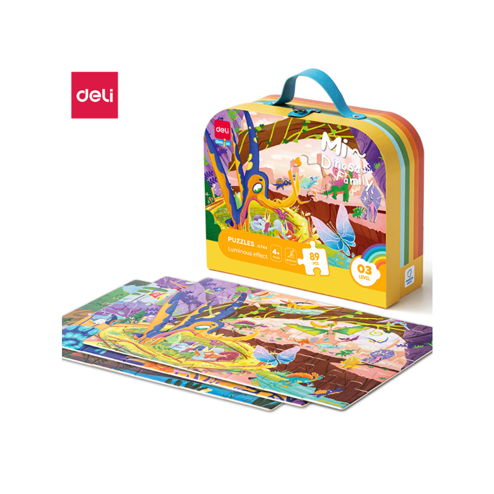 Deli Puzzle koferče 3. nivo (sijaju u mraku) EH744 slika 1