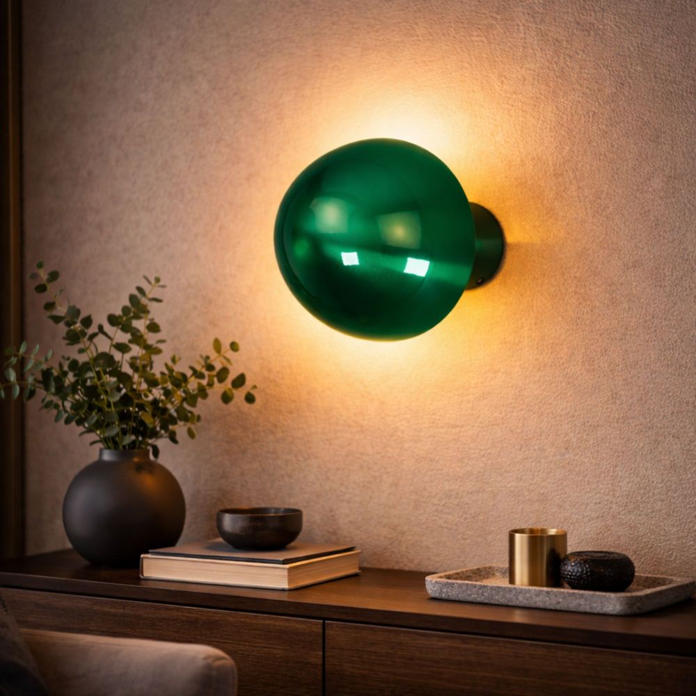 Zidna Lampa Fungal - 13361 - L, boje: Zelena slika 1