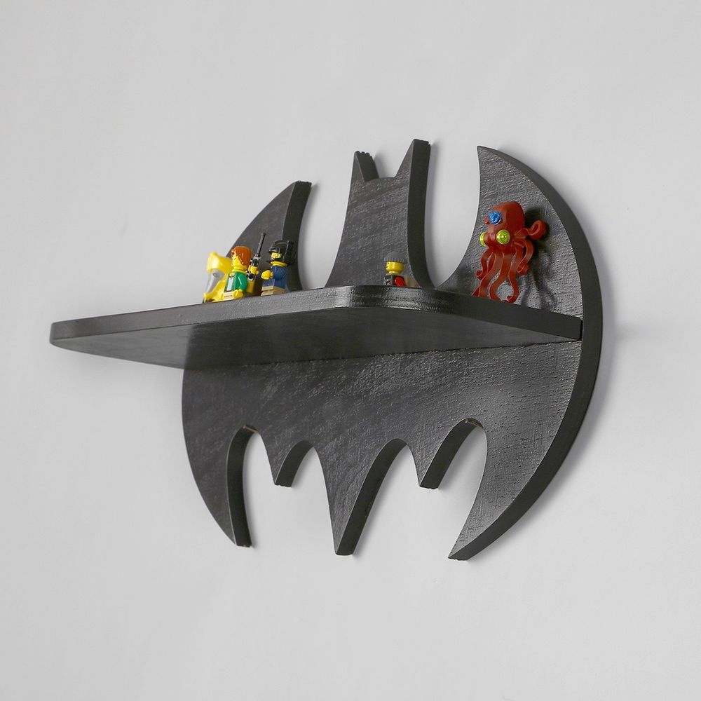 Raf285 Black Decorative Wooden Wall Shelf slika 3