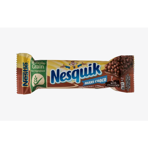 Nestle Nesquik Maxi Choco žitna pločica 25g/16 komada, xxl slika 1