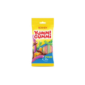 Roshen Yummi Gummi gumeni bomboni sour sticks 70g