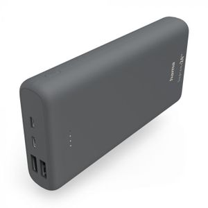 Hama "Supreme 24HD" power pack, 24000mAh, Tip C    1 x USB-C, 2 x USB-