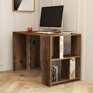 Woody Fashion Studijski stol, Lima - Walnut, White Marble