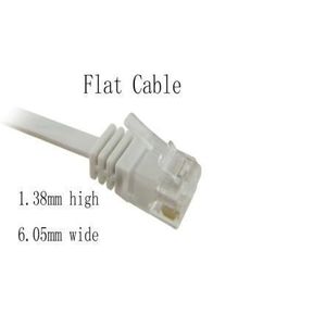 NaviaTec Cat6 patch cable flat, copper 0,5m