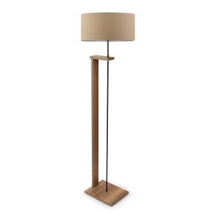 Podna Lampa AYD-2823 - Svijetlosmeđa Drvena  - izložbeni artikl (oštećenja ambalaža)