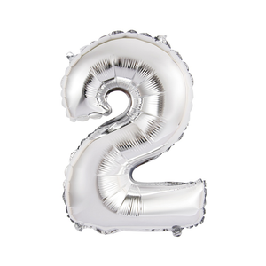 FG-C35S2 Folijski balon 2 Silver 35cm