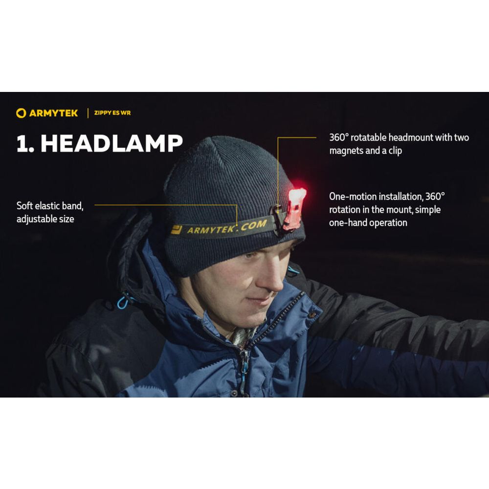 Armytek Baterijska lampa Zippy ES WR, Zelena slika 13