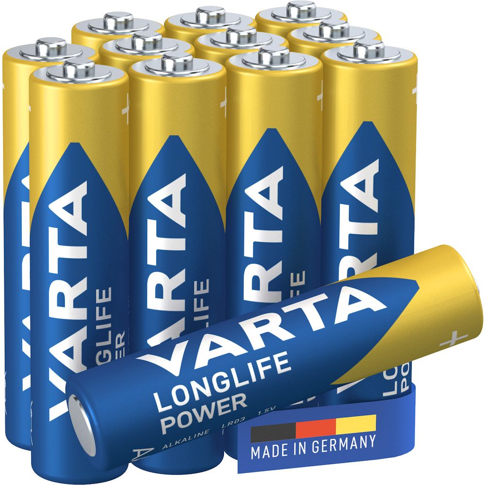 Varta Longlife Power baterija LR03, AAA, 1,5V 12 kom slika 1