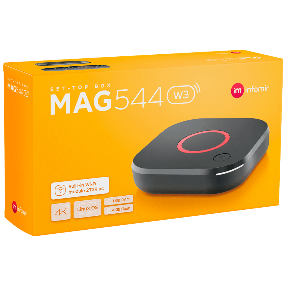 Mag Prijemnik IPTV za Stalker midlleware, 4K, WiFi 2.4/5 GHz - MAG 544 W3 slika 2