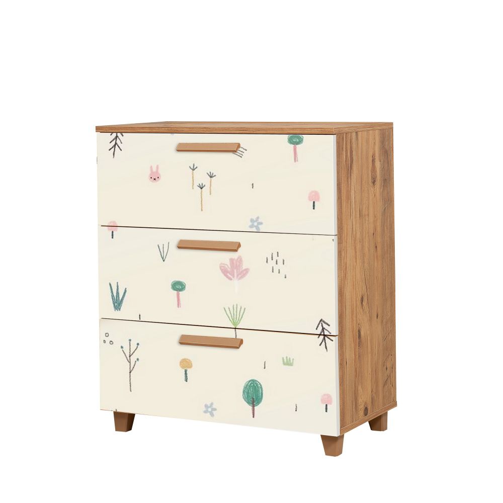 Leva Gravis Jungle Atlantic Pine Bijela Komoda slika 2