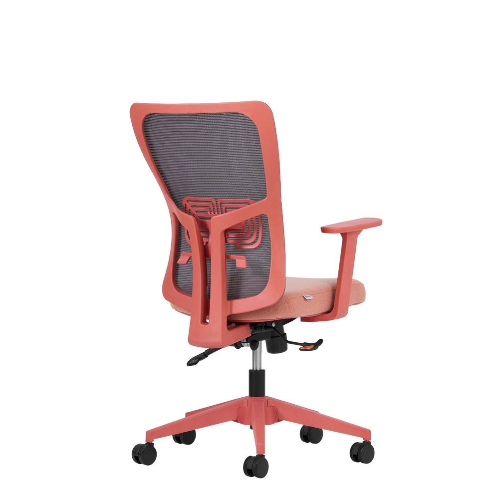 Set kancelarijskih stolica Lumbar 108 - boja / nijanse lososa (2 komada) slika 5