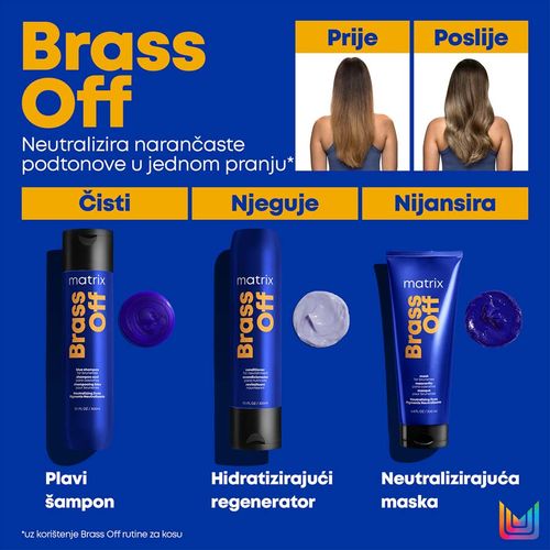 Matrix Brass Off Maska 200ml slika 3