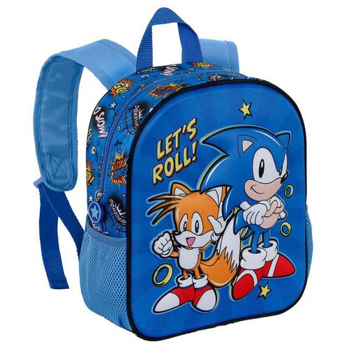 Sonic The Hedgehog Let's Roll 3D Ruksak 31cm slika 1