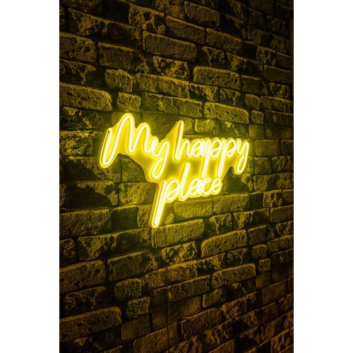 Wallity Dekorativna plastična led rasvjeta My Happy Place - žuta slika 2