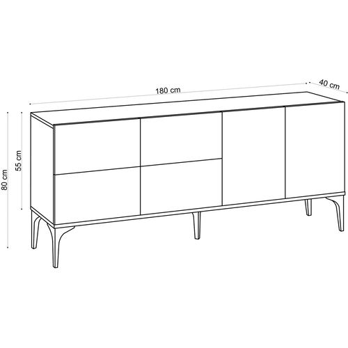 Laika - Sapphire Oak Sapphire Oak Console slika 5