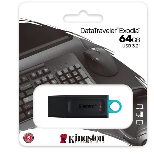 Kingston fleš pen 64GB "DataTraveler Exodia" 3.2 slika 3