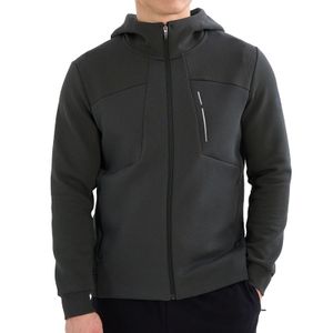 ANTA Muški duks sa kapuljačom na kopčanje Knit Track Top