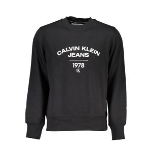 CALVIN KLEIN MEN'S BLACK ZIPLESS SWEATSHIRT