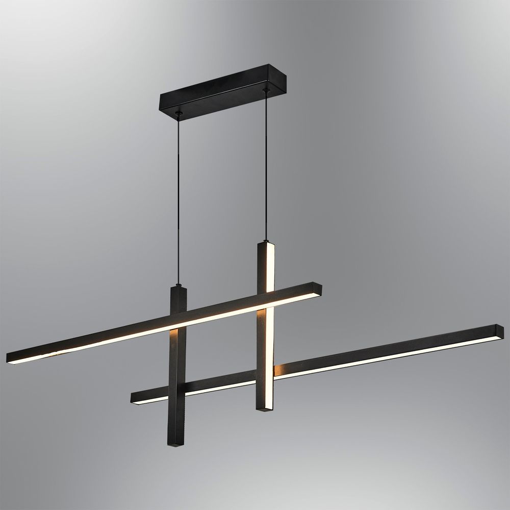L1252 - Black Black Chandelier slika 1