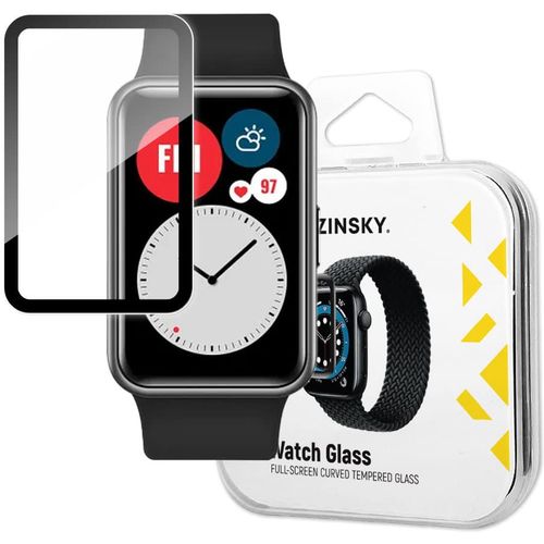 Wozinsky Watch Glass Hybrid Glass za Huawei Watch Fit crno slika 1