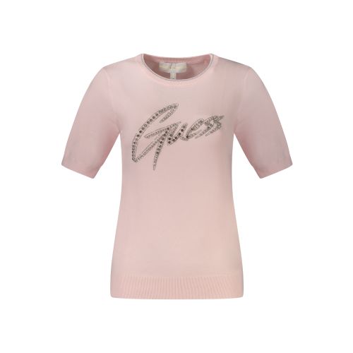 GUESS JEANS WOMEN'S PINK SWEATER slika 1