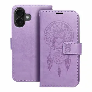 MEZZO preklopna torbica za iPhone 16 dream catcher purple