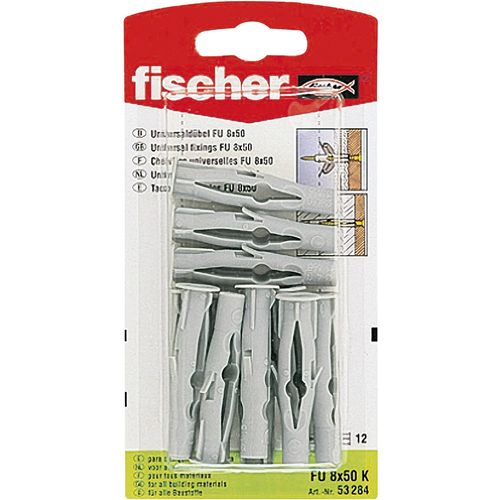 Fischer FU 8 x 50 K univerzalna tipla 50 mm 8 mm 53284 12 St. slika 2