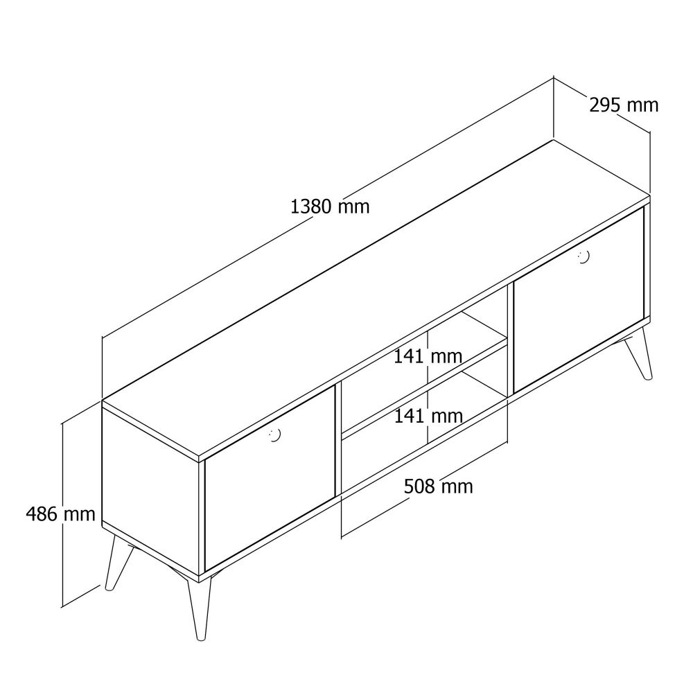 TV stand Dolce 1122 colour: Oak  slika 5