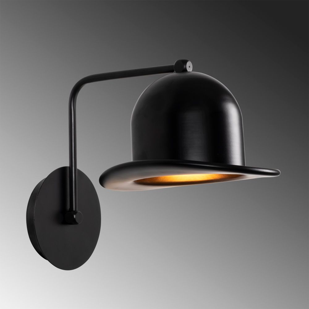 Zidna lampa Fötr Sivani - MR-324 u crnoj boji slika 6