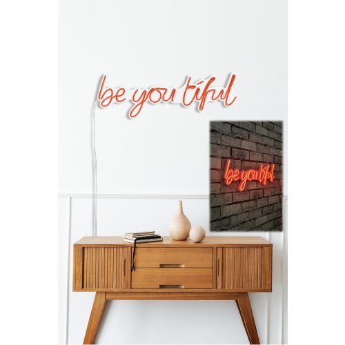 Wallity Ukrasna plastična LED rasvjeta, Be you tiful - Red slika 3