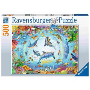 Ravensburger Puzzle dupini i druge morske životinje 500 kom