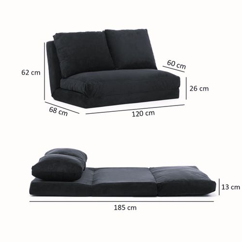 Taida - Višebojni Patchwork Sofa-Krevet sa 2 Mesta slika 11