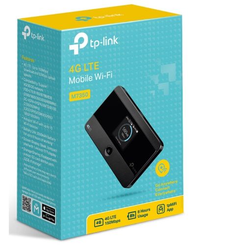 Bežični ruter TP-LINK M7350 Wi-Fi N150 150Mbps 3G 4G LTE Mobile SIM microSD TFT 1 interna antena slika 2