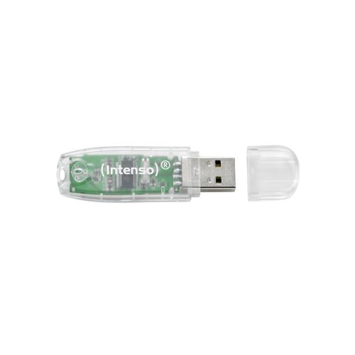 Intenso 32GB Rainbow Line USB 2.0 memorijski stick - Prozirni slika 2